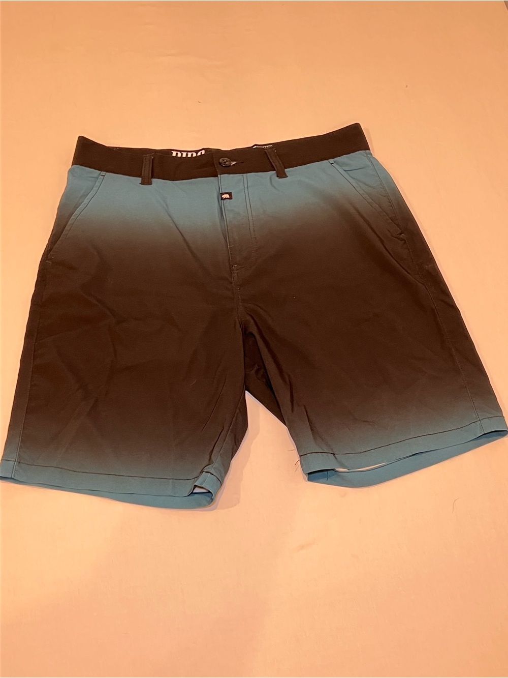 Ring of Fire Men’s Size 34 Blue Black Ombré Flex Stretch Shorts